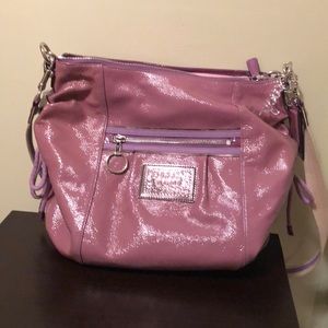 Coach bag, new with tags and Coach key tags